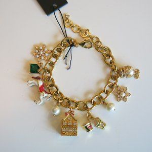 Kate Spade Winter Wonderland Charm Bracelet BNWT